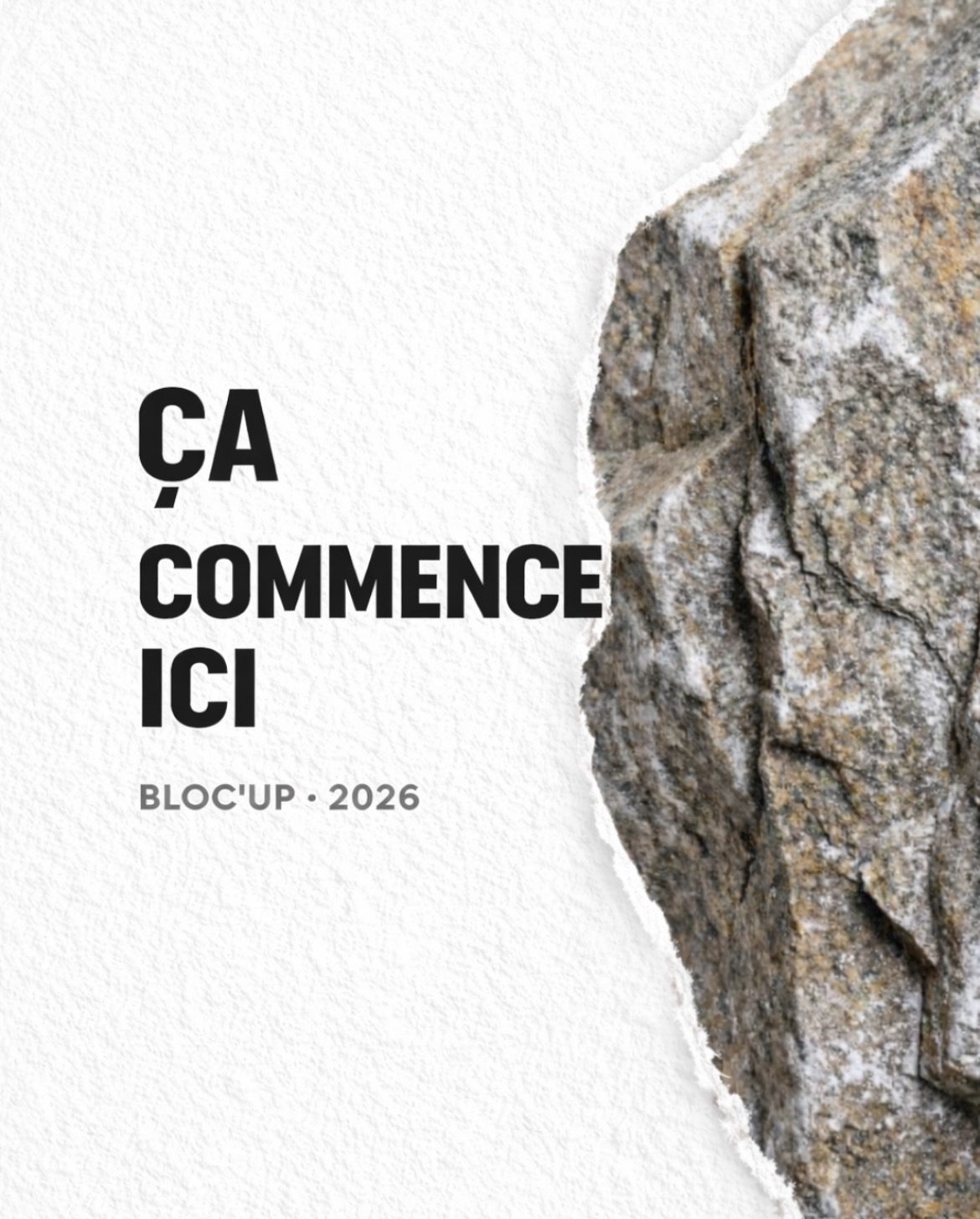 Affiche Ça commence ici